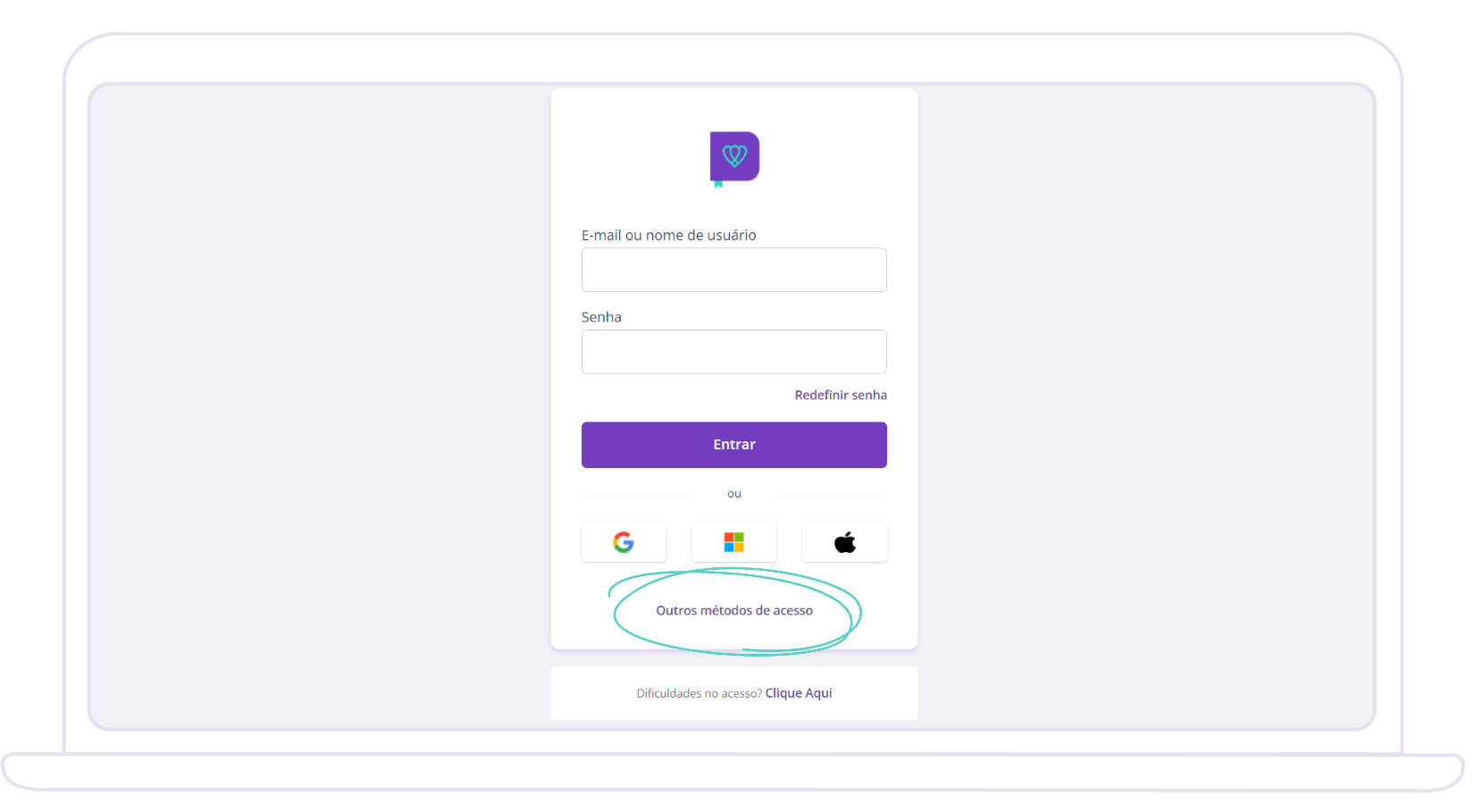Como realizar o login via Portal Atlas – Agenda Edu