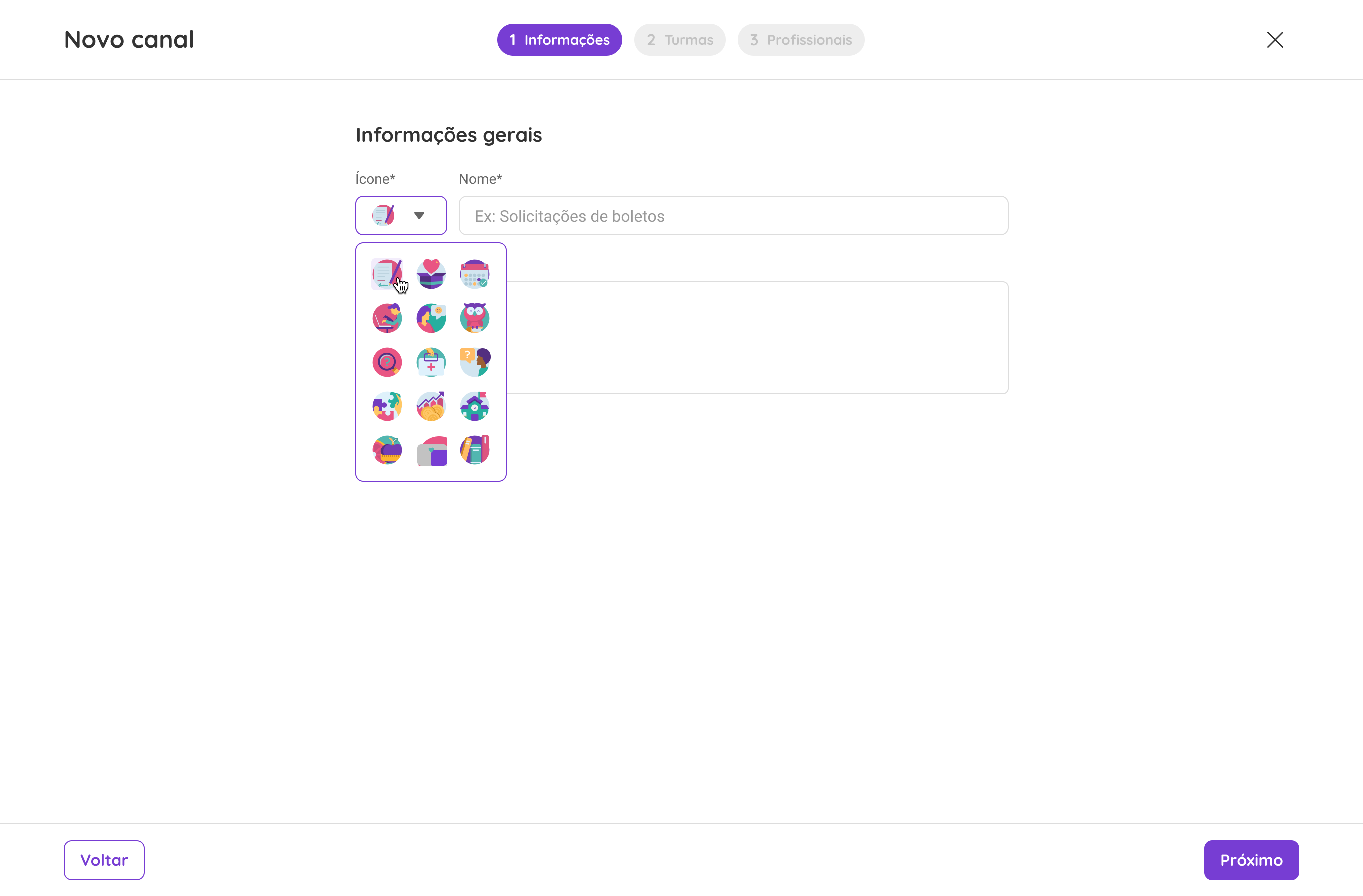 [Plataforma] B2 - Formulário - Canal de atendimento - Escolha do ícone.png