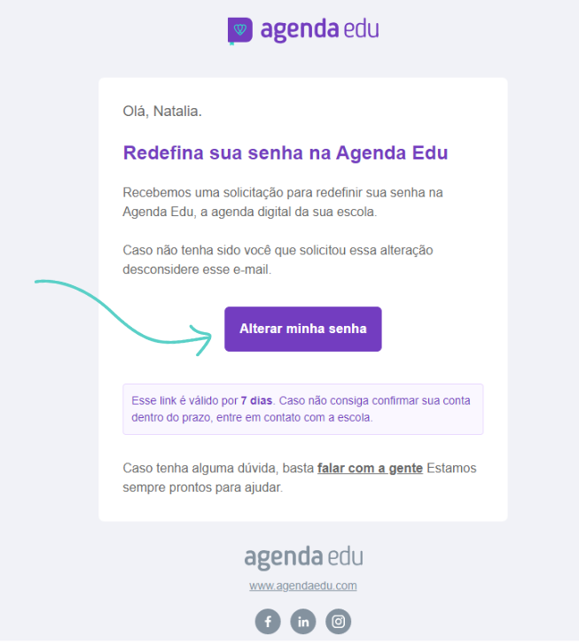 Esqueci a senha, o que fazer? – Agenda Edu